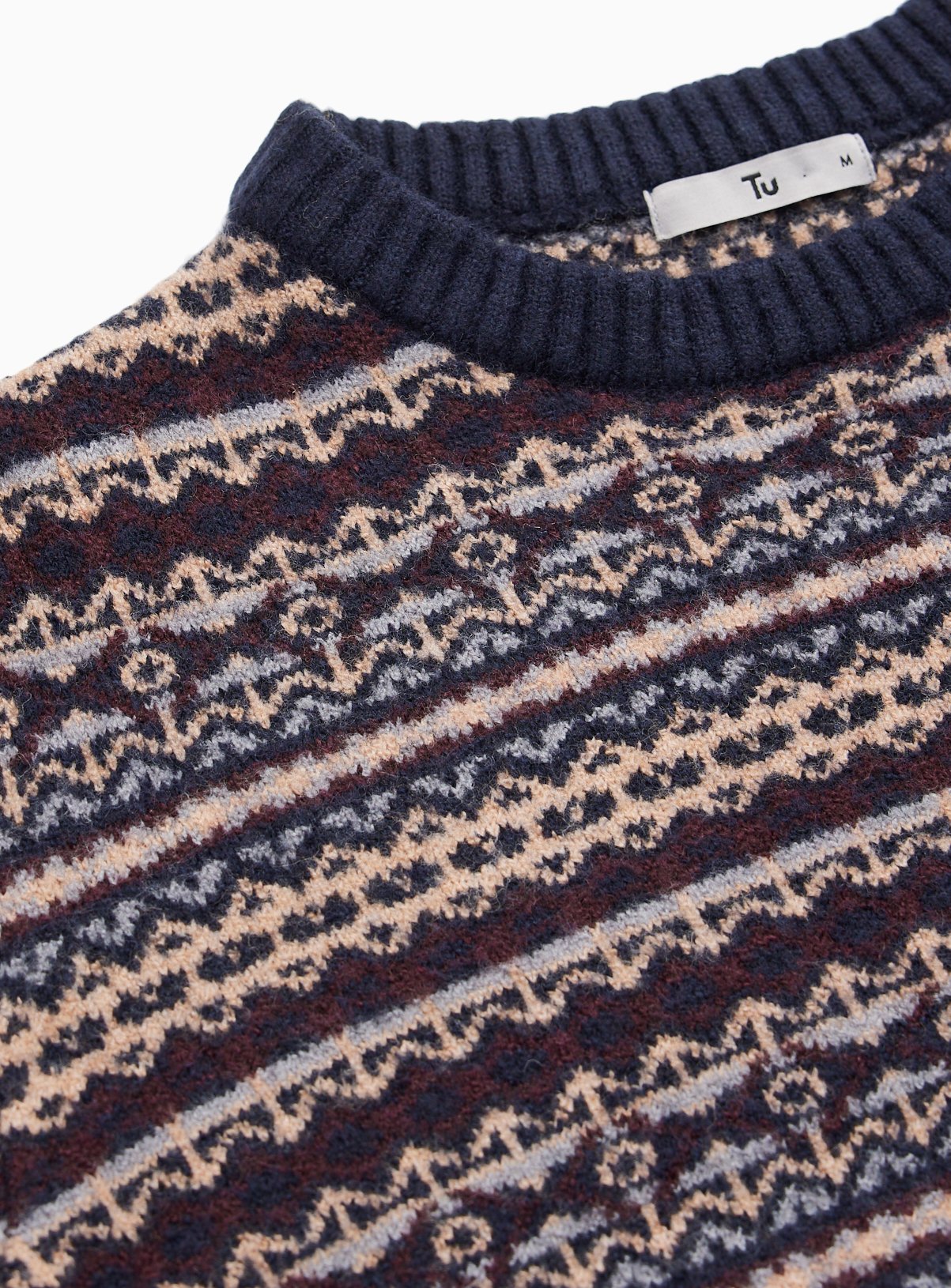 All Over Fairisle Crew Neck Jumper XXXL - Image 4 thumbnail